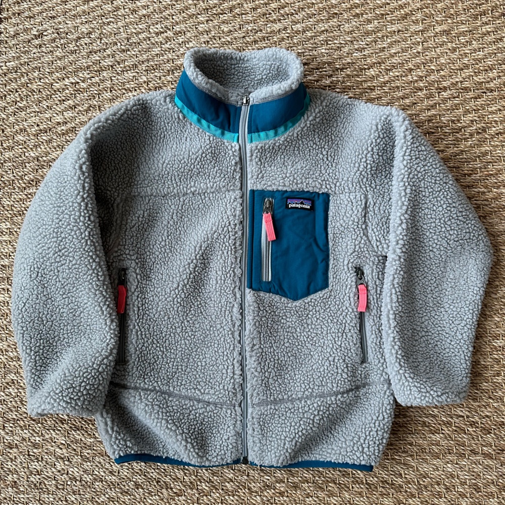 Patagonia girls Retro-X fleece jacket, size S